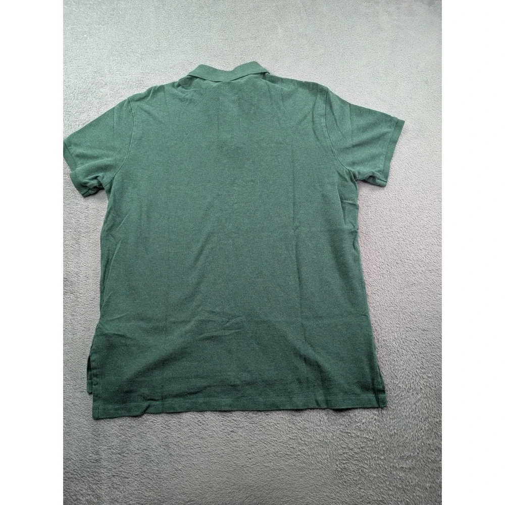 Polo Ralph Lauren Mens XL Custom Fit Green Short Sleeve Pique Polo Shirt
